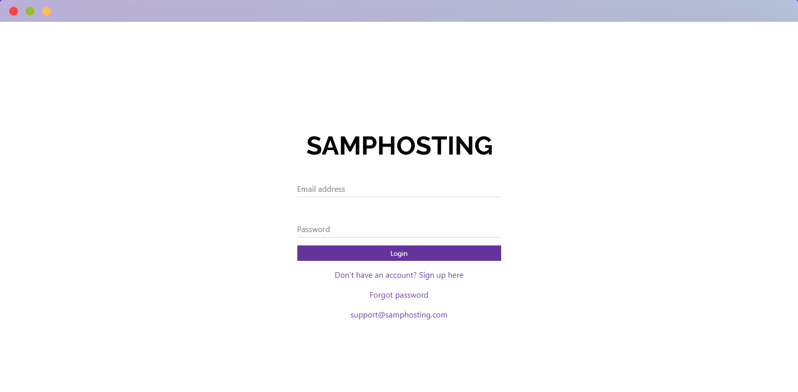 Getting started with SAMP Hosting