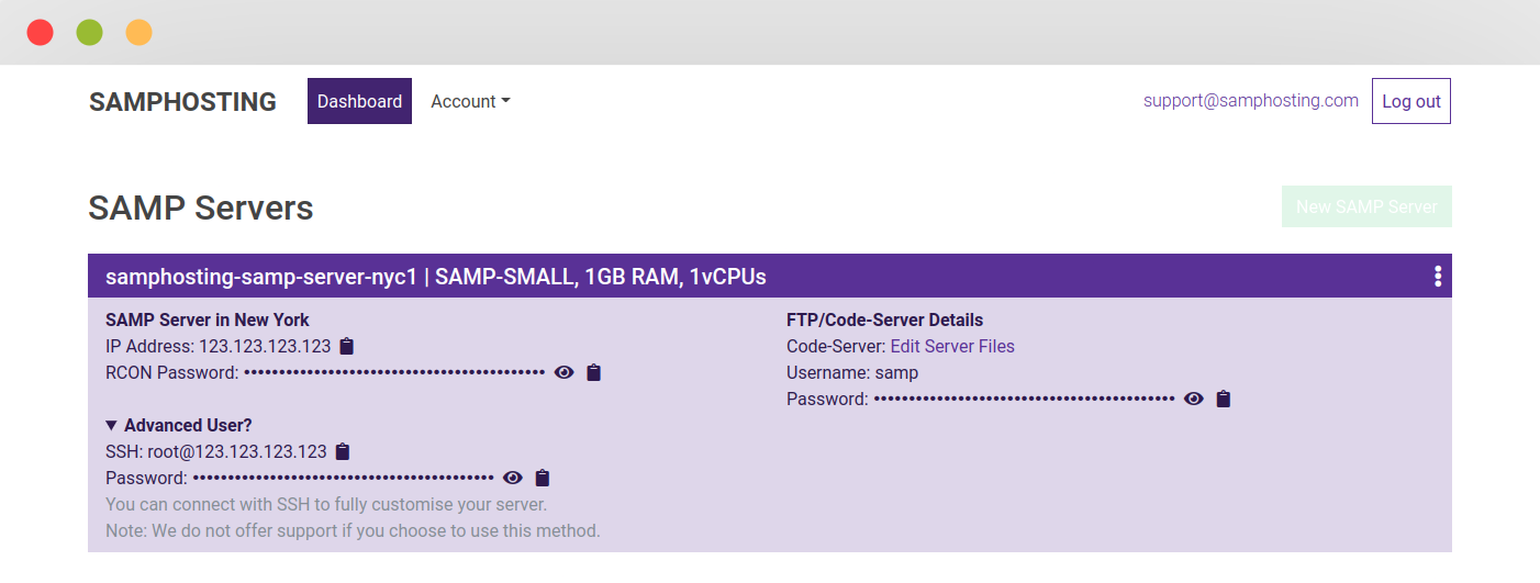 GTA SAMP, SAMP server monitoring